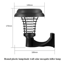 Outdoor Waterproof Rechargeable Solar Lawn UV Mosquito Killer Lamp