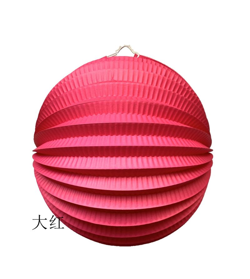 Customized Imprint Foldable Hanging Christmas Watermelon Paper Lantern