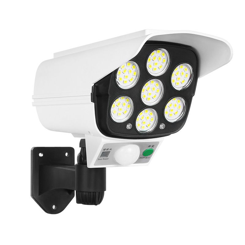Outdoor Waterproof 77 LED Motion Sensor Anti-theft Simulation Solar Surveillance Monitor Wall Light