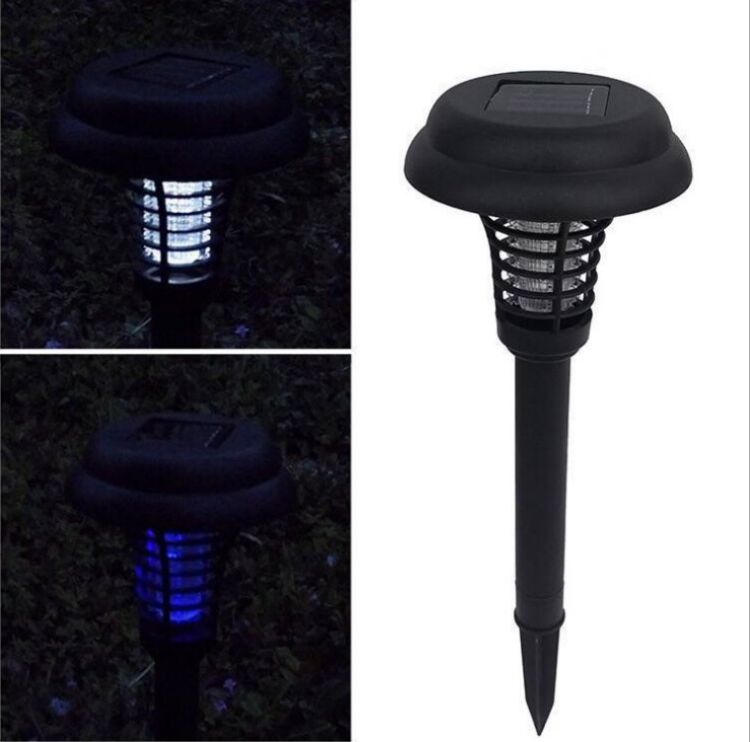 Outdoor Led Solar Power Rechargeable Mosquito Killer Light