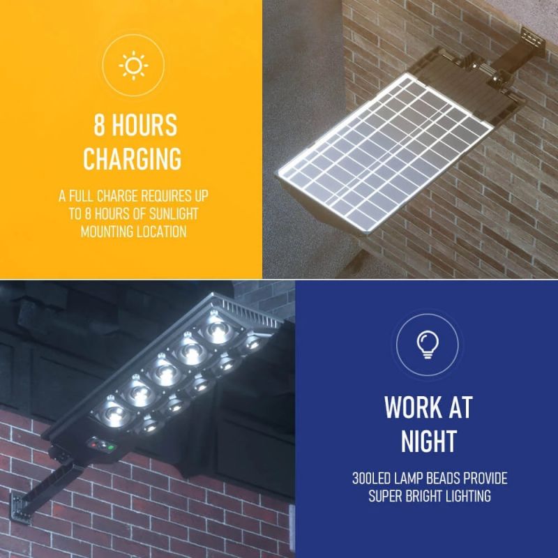 Luzes de indução para quintal de parede dupla forte à prova d'água LED à prova d'água ao ar livre