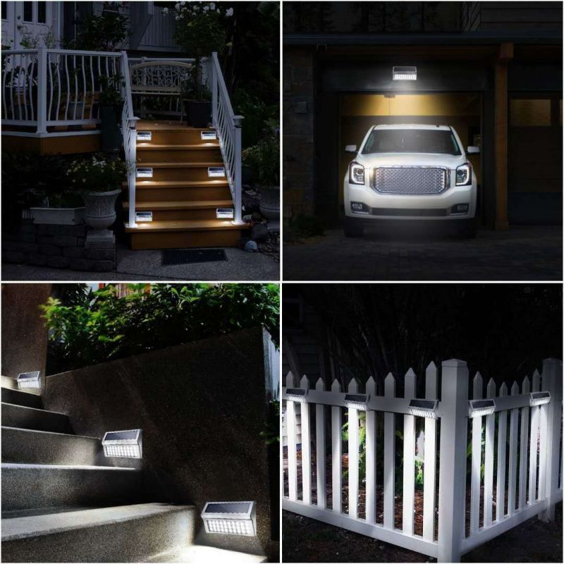 Outdoor LED Stainless Steel Solar Wall Lights