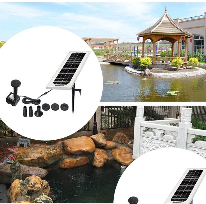 Outdoor 3w Bird Bath Solar Powered Pond Water Pump Fountain