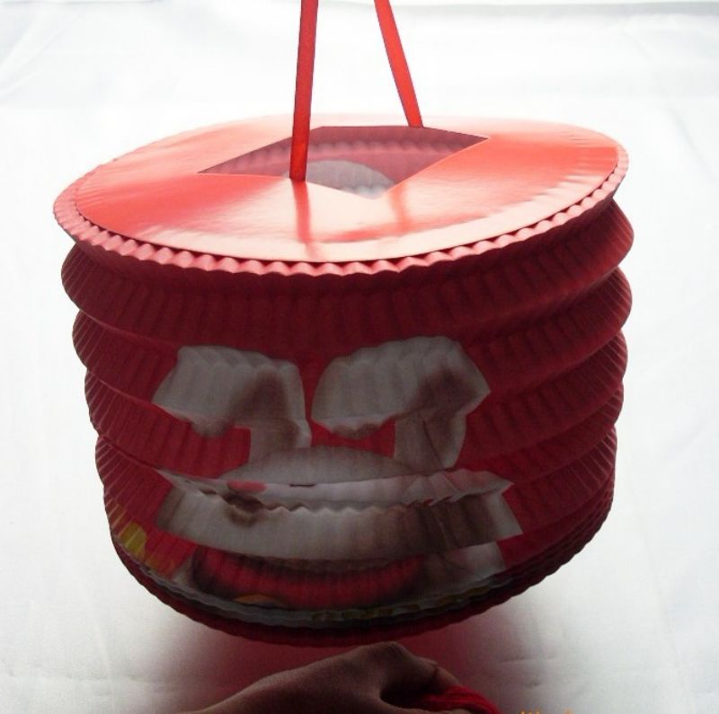 Waterproof Customized Printing Foldable Hanging Chinese Organ Paper Lantern
