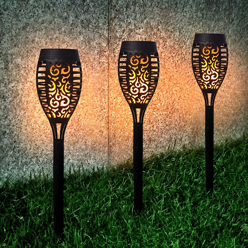 Outdoor Waterproof 12 Led Solar Powered Flame Torch Lights