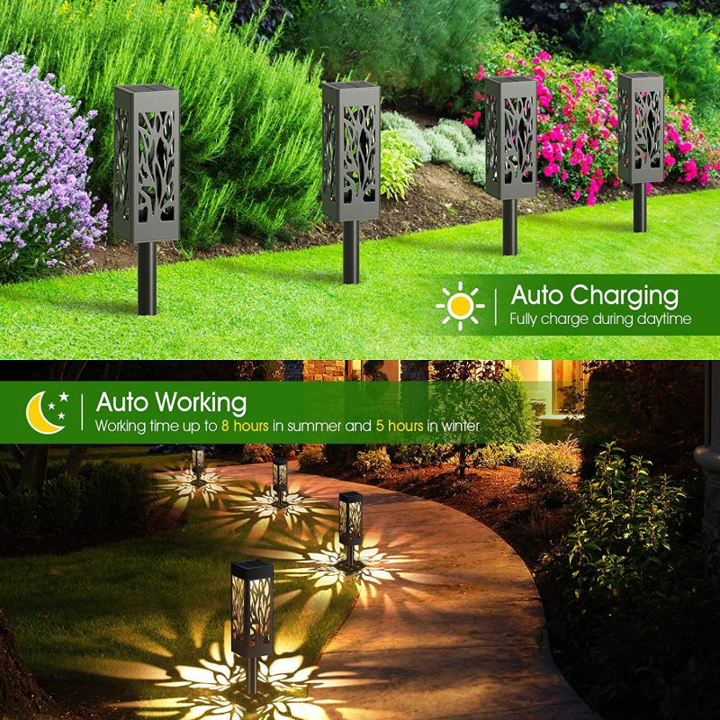 Outdoor Led Solar Courtyard Lawn Pathway Light