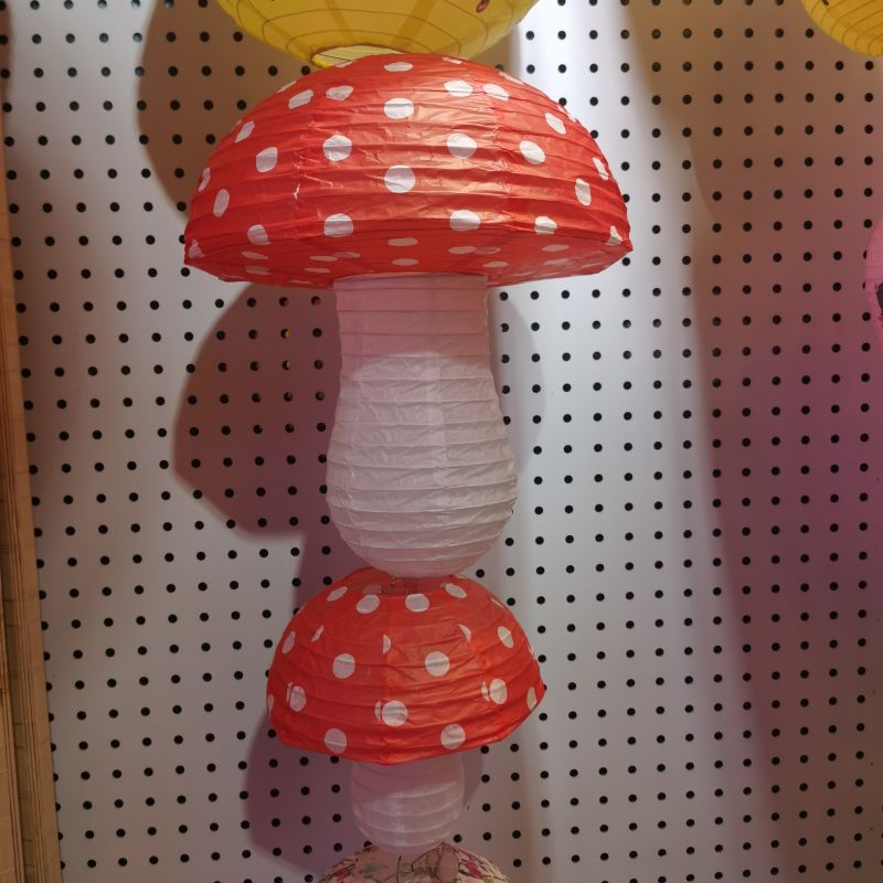 8inch 12inch Christmas Mushroom Lamp Paper Lantern