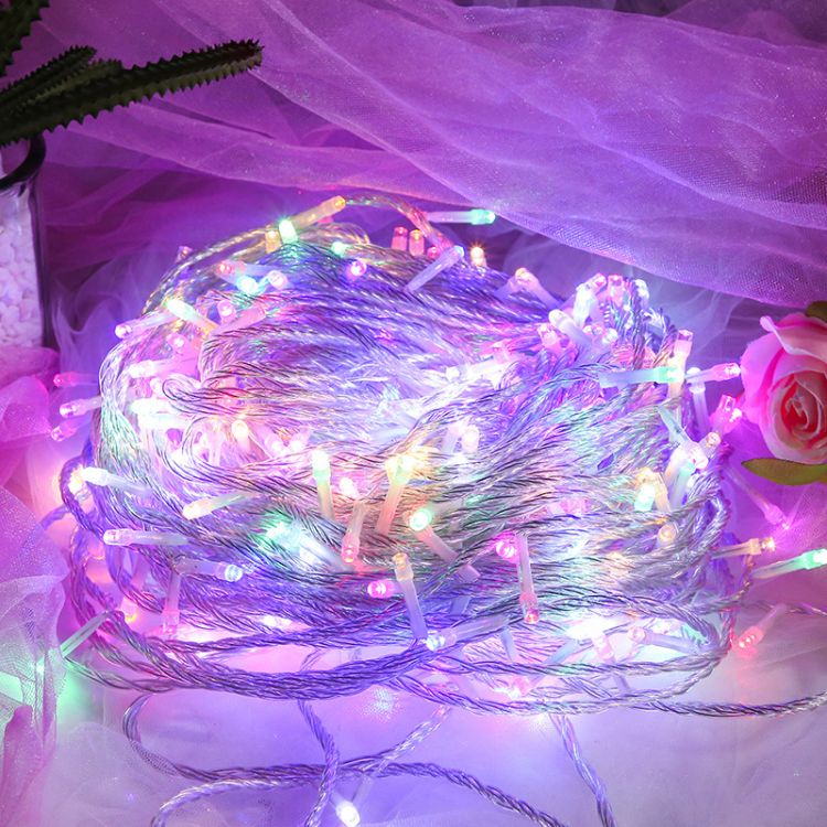 Cadena de luces de hadas de cadena LED de Navidad impermeable al aire libre