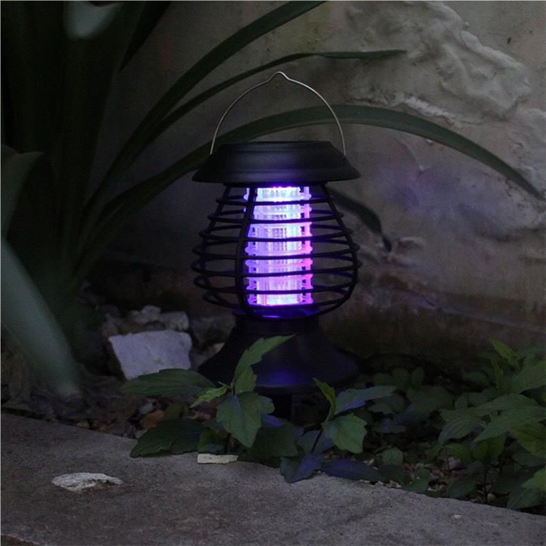 Outdoor Waterproof Automatic Non-radiation Round Mosquito Solar Lantern