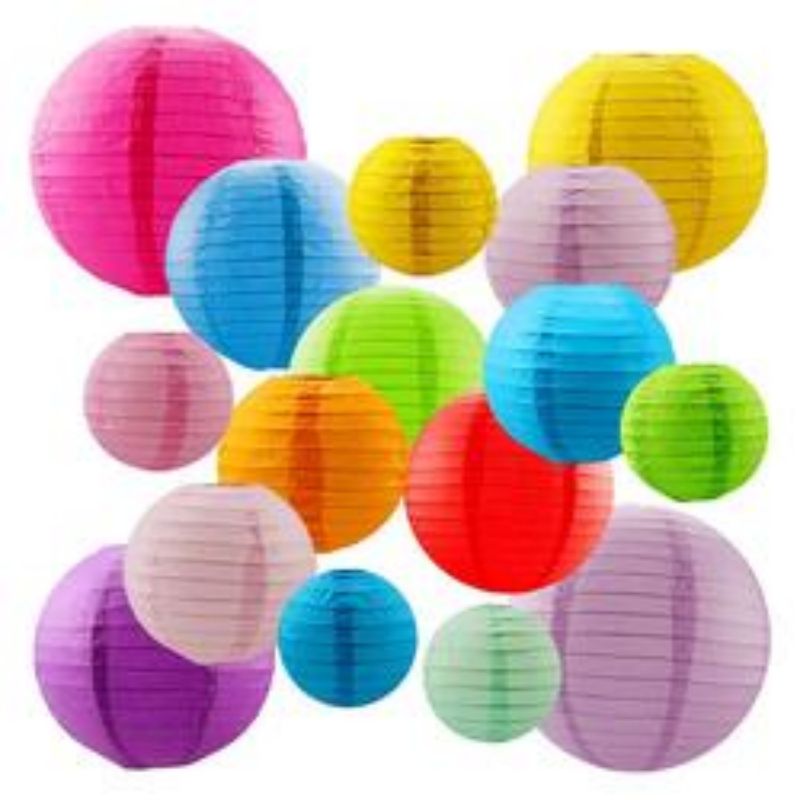 Various Size Colors Customized Printing Chinese Wedding Paper Lantern