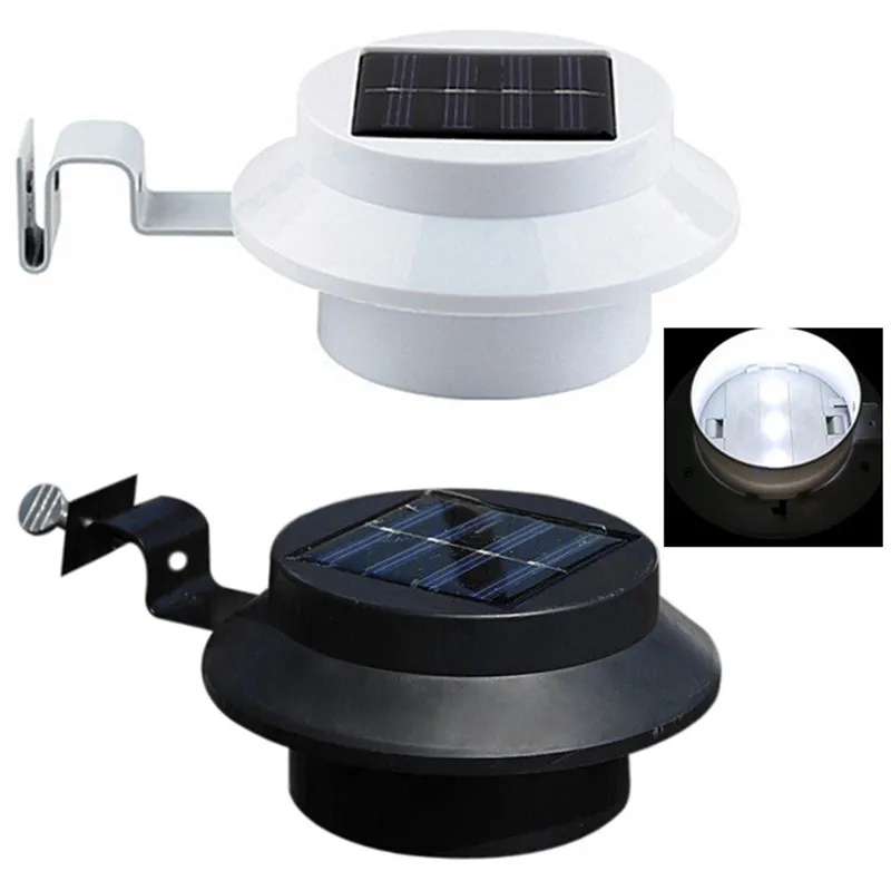 3LED Circular Solar Sink Lights Solar Fence Lights Solar Guardrail Lights