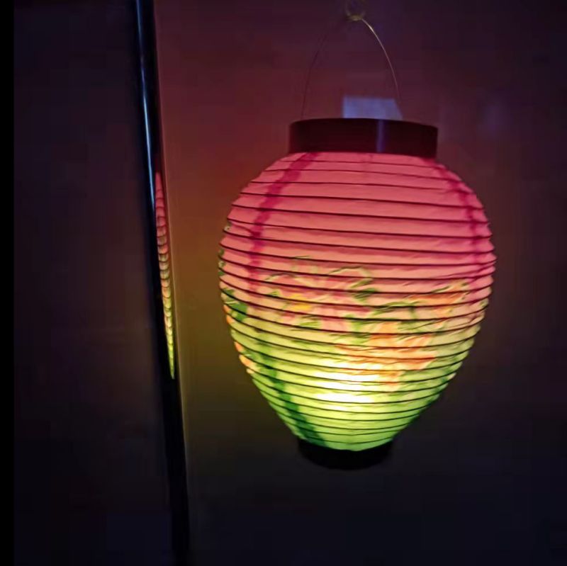 LED Tea Candle Light Hanging Mini Portable Japanese Paper Lantern