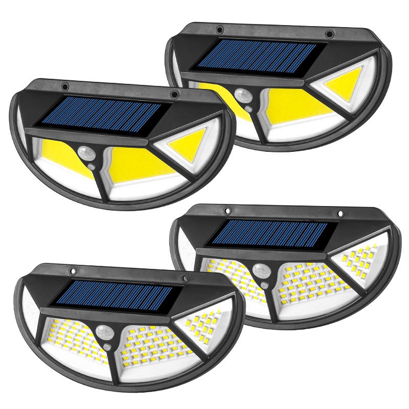 Outdoor Waterproof IP65 102 LED Solar Wall Light