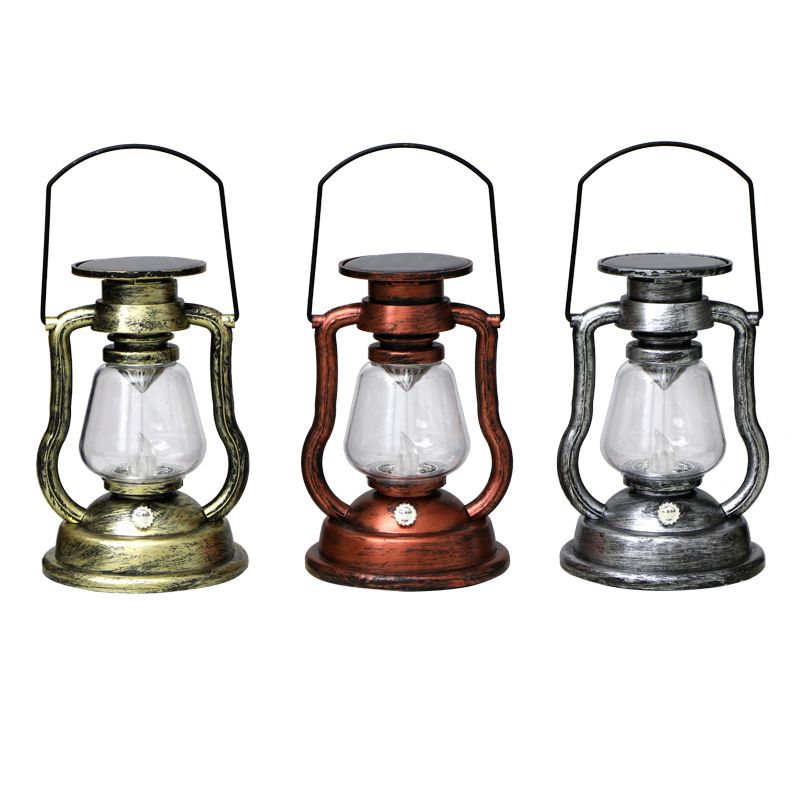 Outdoor Waterproof LED Vintage Flame Solar Kerosene Oil Lamp