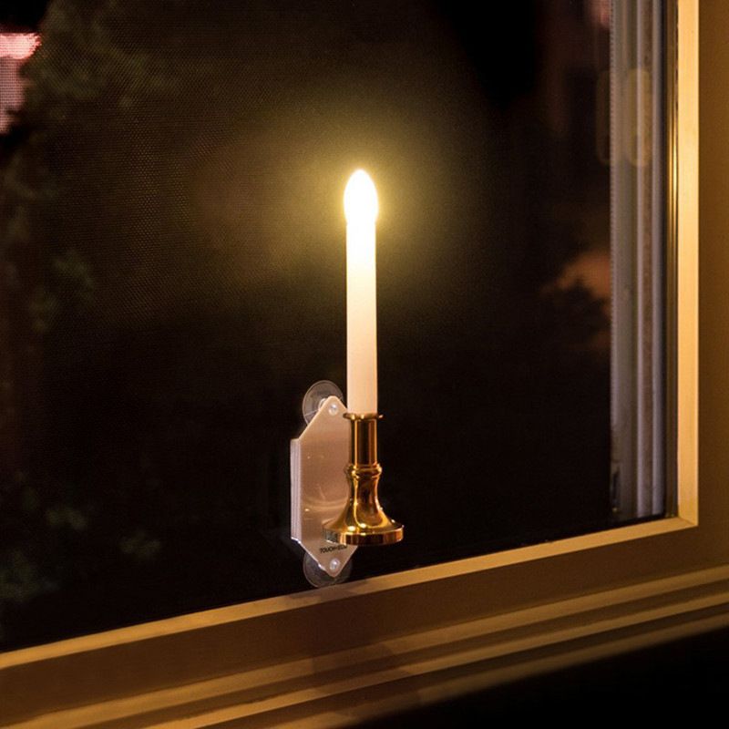 Amorphous Silicon Solar Window Candle Lights