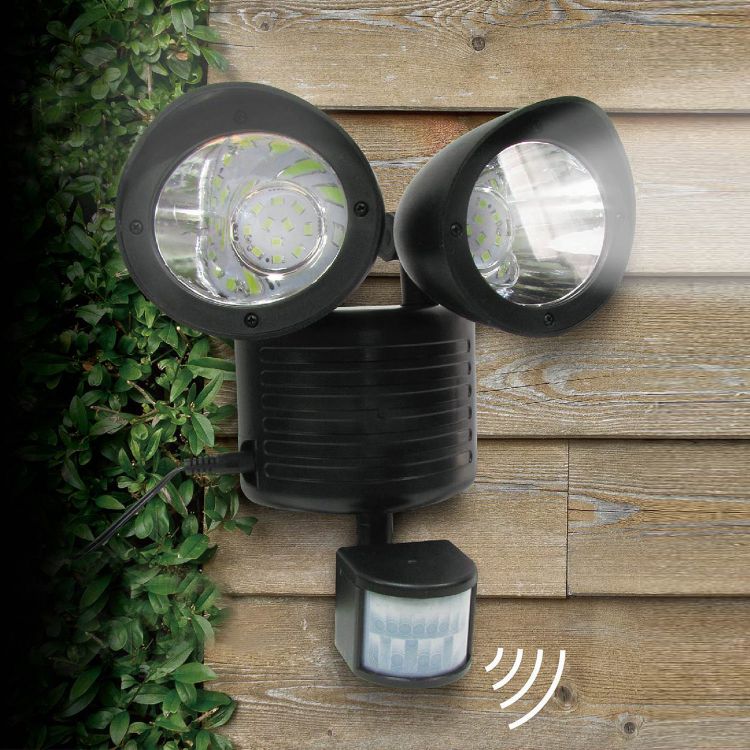 Lámpara solar de inducción de doble extremo Focos LED de doble cabezal