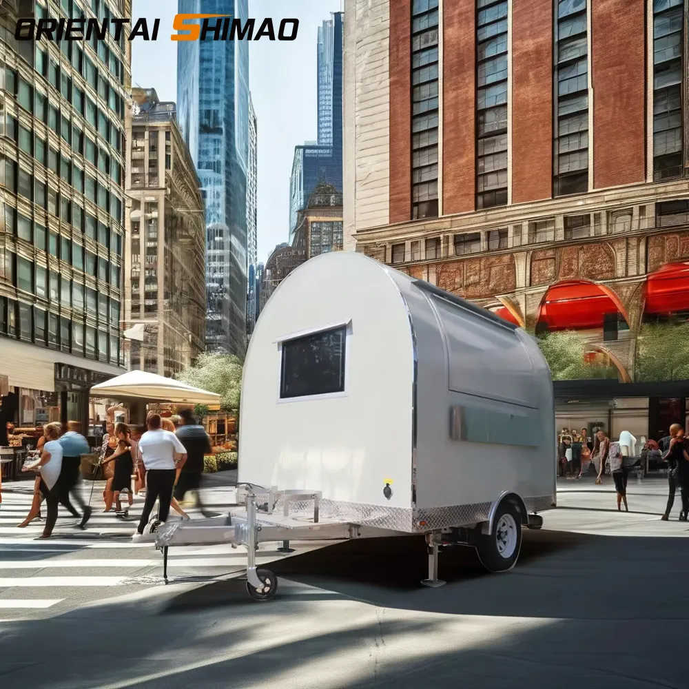 Oriental shimao launches new round food truck: the future of mobile dining experience