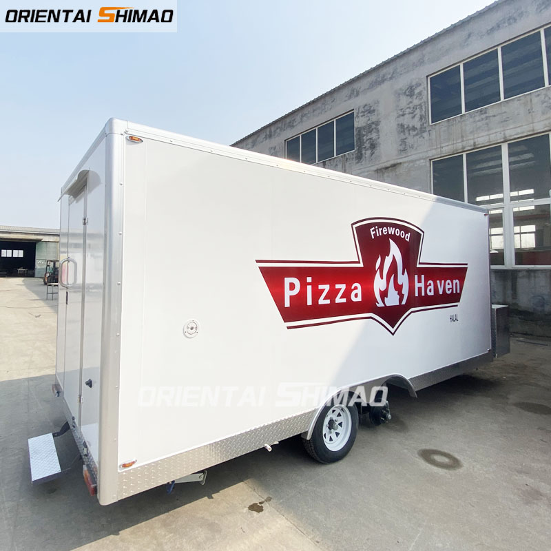 Pizza de camión de comida