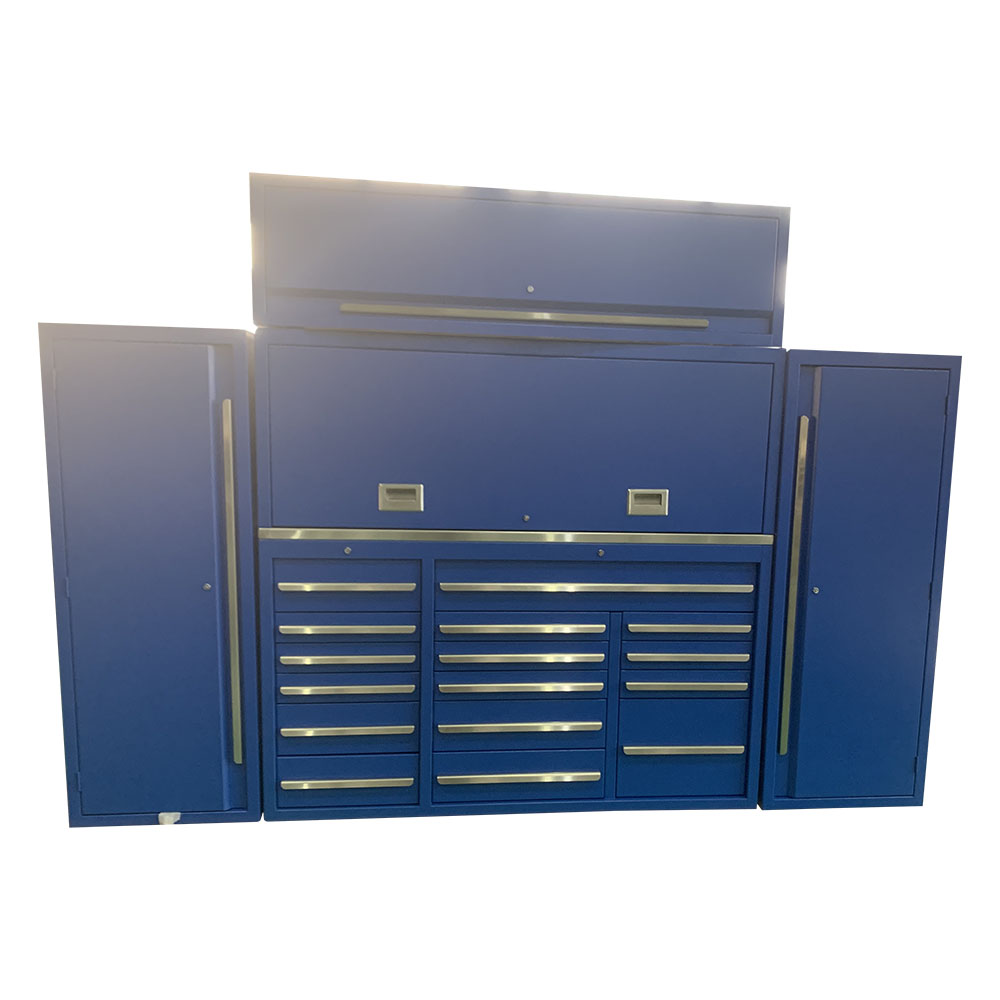 خزانة الأدوات الثقيلة باللون الأزرق