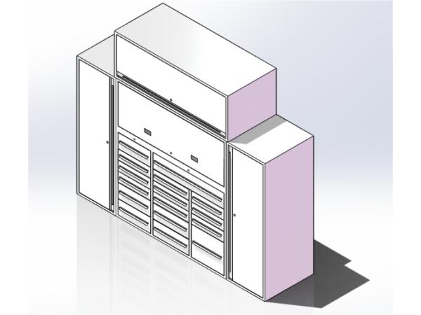 미국 고객 주문 맞춤형 도구 상자: CYJY 디자이너가 생산을 위한 디자인 그리기