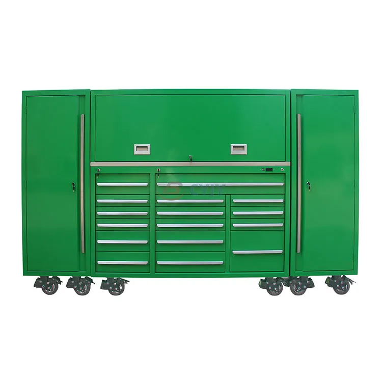 Painted Metal Storage Tool Chest