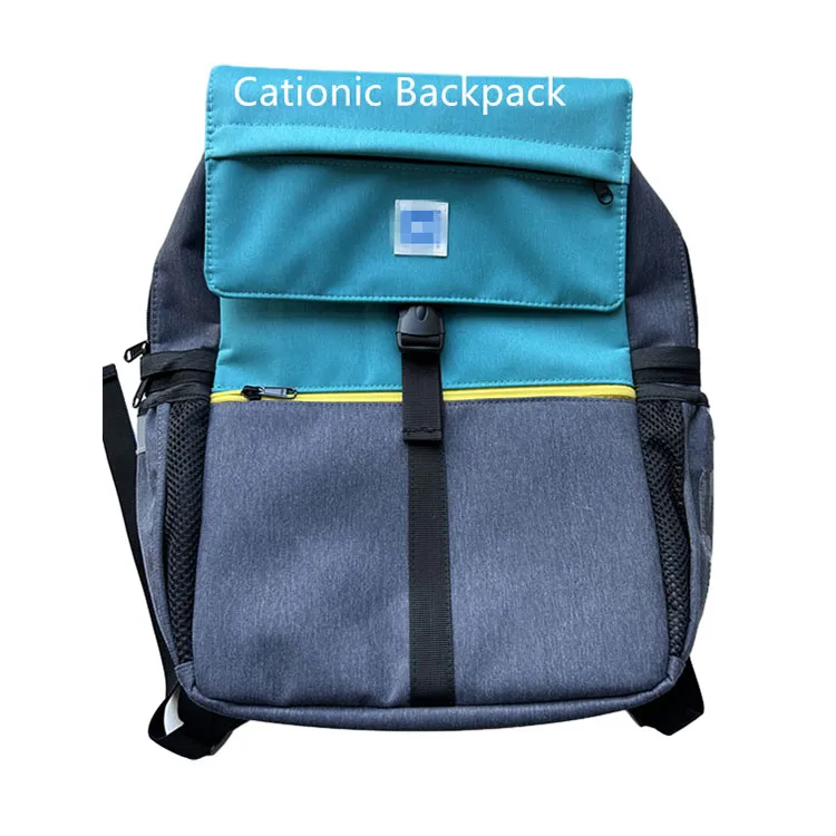 Pancegahan kanggo nggunakake Cationic Backpack