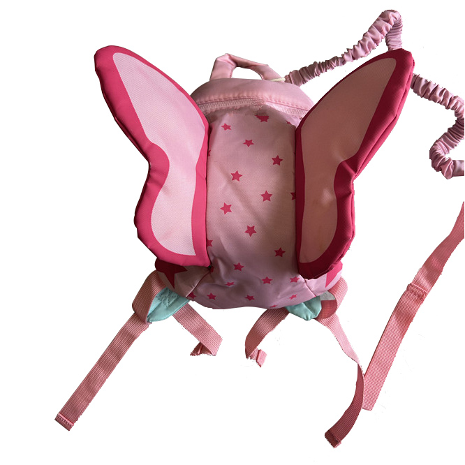 Butterfly Toddler-rygsæk med anti-tabt snor