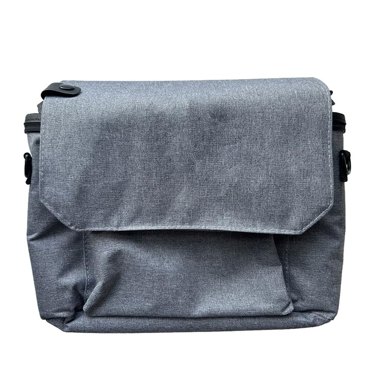Gray Oxford Cloth Shoulder Bag