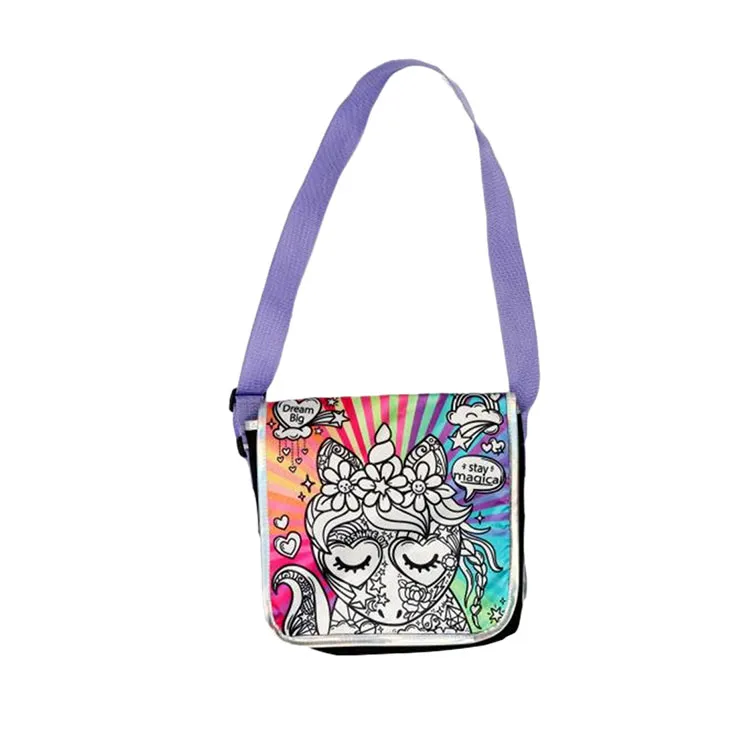 Printed Crossbody Paint Bag