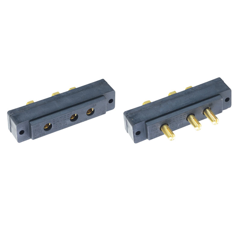 60A 125V Stage Pin Panel Mount