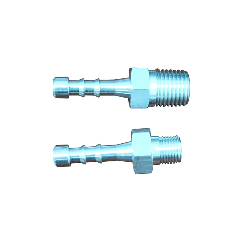 CNC Machining Aluminum Barbed Hose Fitting ကိုအသုံးပြုသည်။