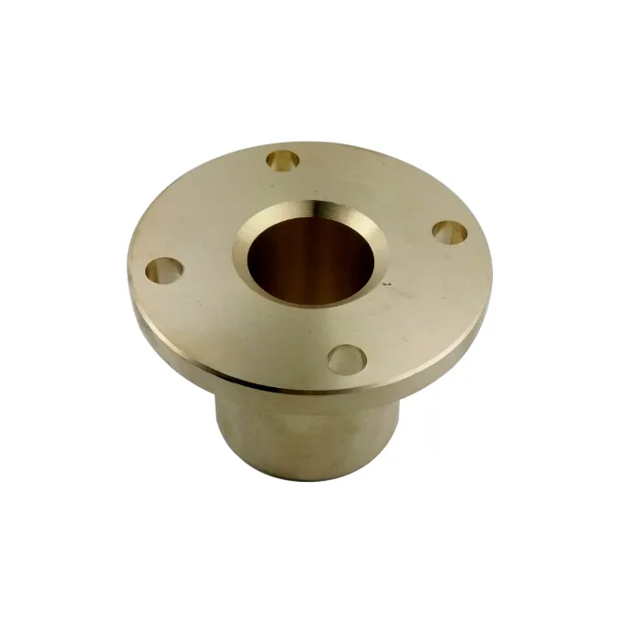 Brass CNC Machining Flanged Bushings