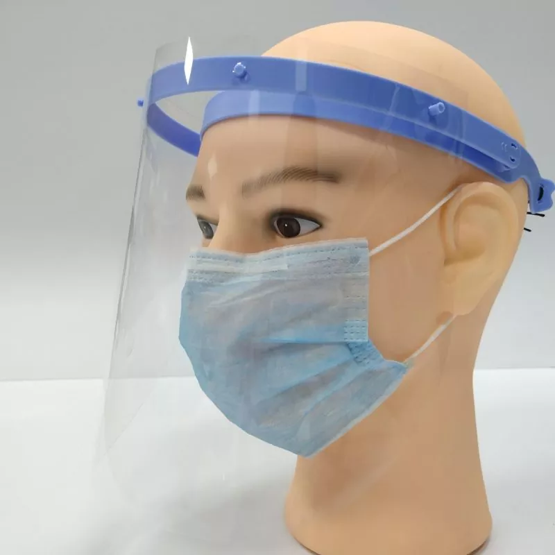 Schutzmaske aus PET-Folie