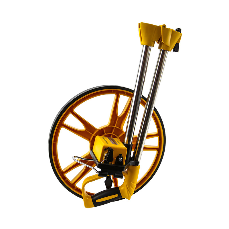 How does a mechanical measuring wheel work