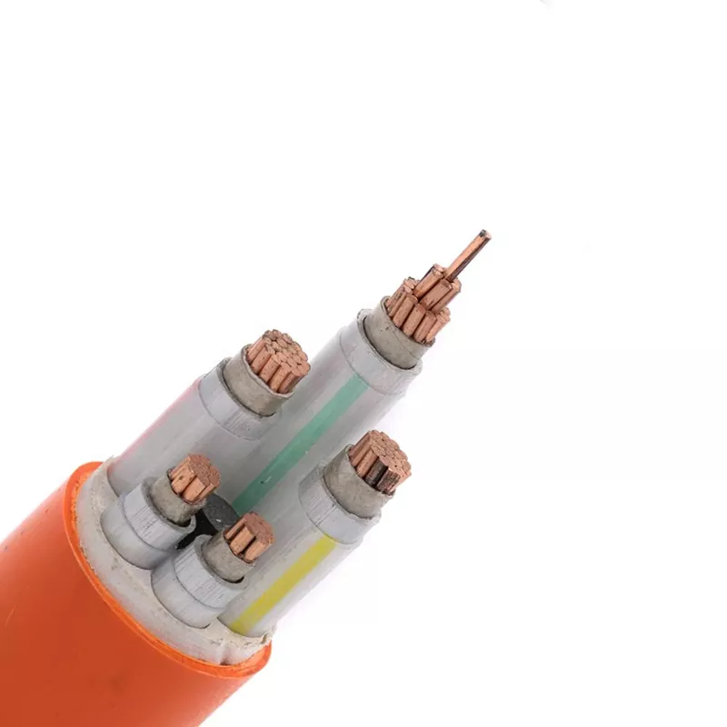 0.6/1 kV ကြေးနီစပယ်ယာဖြင့် လက်နက်မပါသော Multi-core ကေဘယ်များ