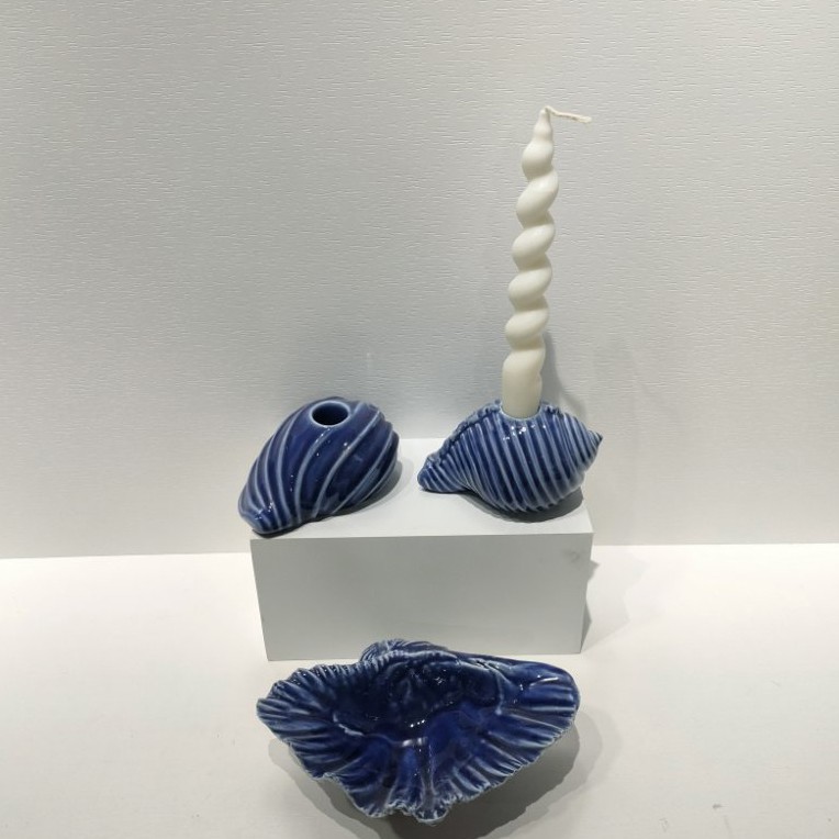 Blue Ocean Animal Flower Vase Candle Holder Ornament