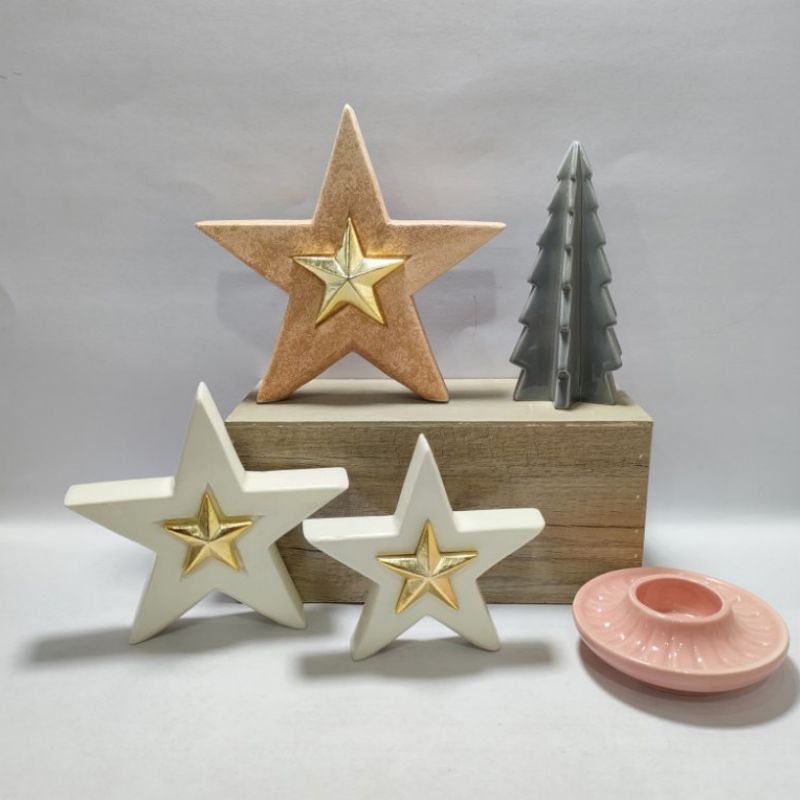 Colorful Christmas Star Holiday Decorative Ornament