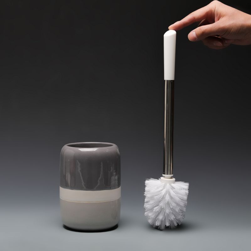 Hotel Bathroom Ceramic Toilet Brush Holder