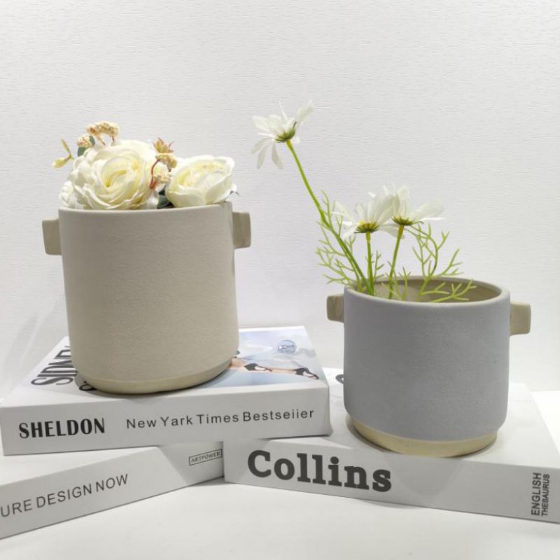 Indoor Balcony Ceramic Planters for Green Plants and Flowers