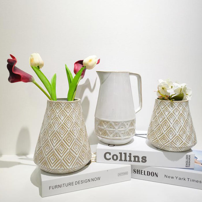 Kiln Change Creative Ceramic Flower Arrangement Vase
