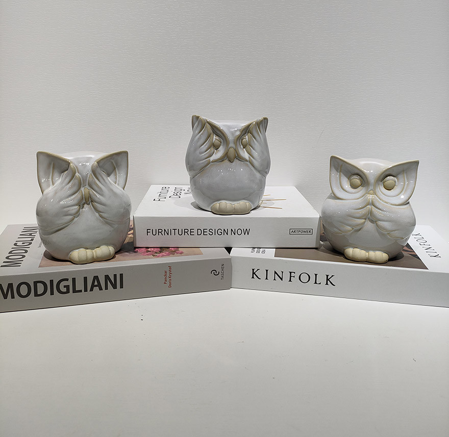 Owl Ceramic Decoration Pendants
