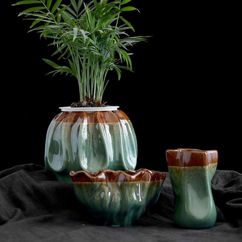 Retro Kiln Change Minimalist Flower Vase Ornament