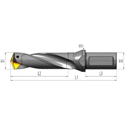 Carbide Replaceable Tip Drill Bits