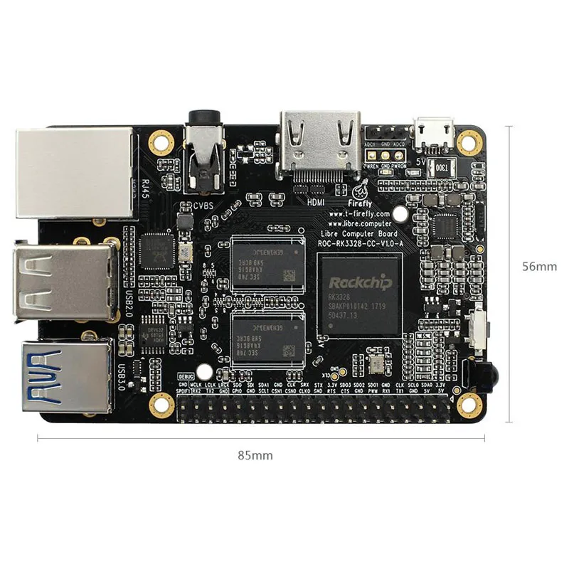 Papan Tertanam SOC RK3328