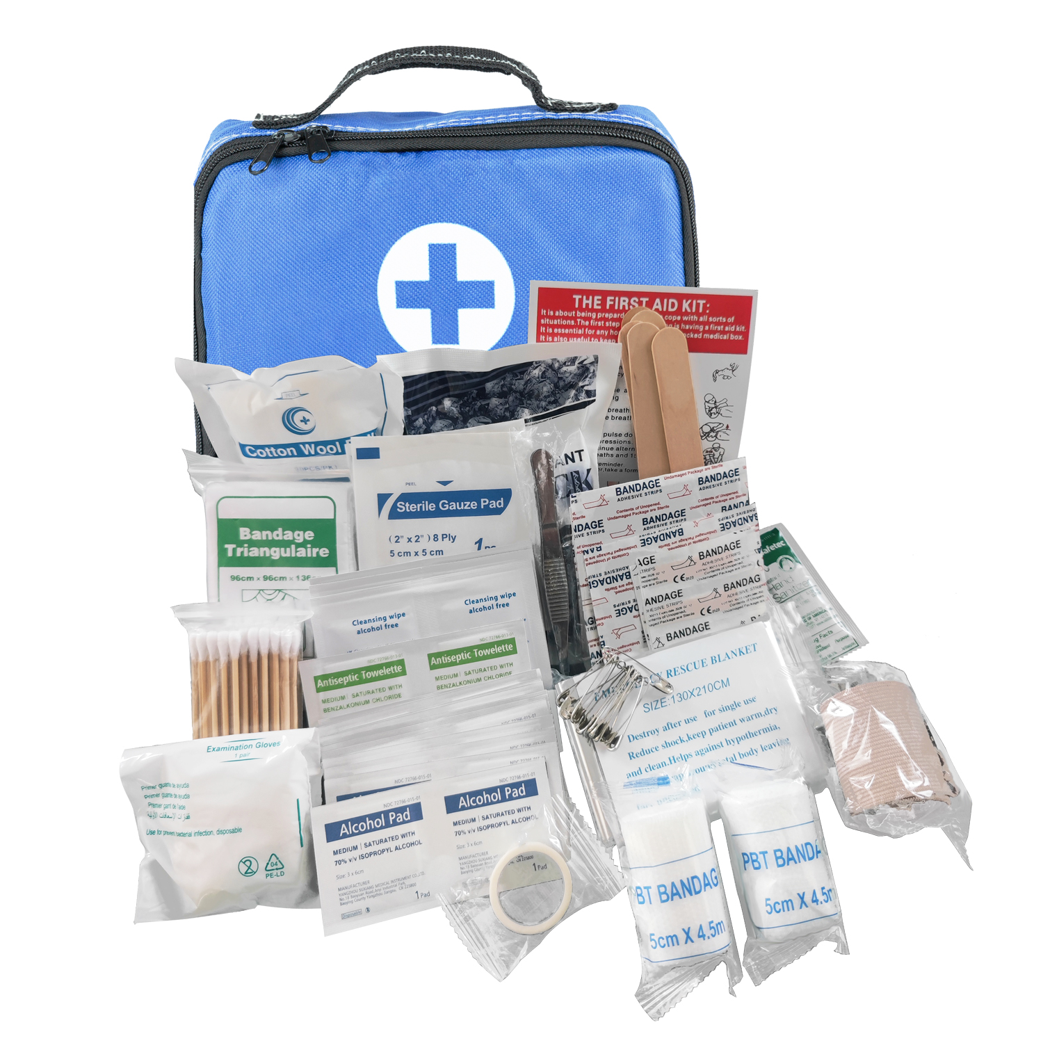Correct use and understanding of the tools in the first aid kit