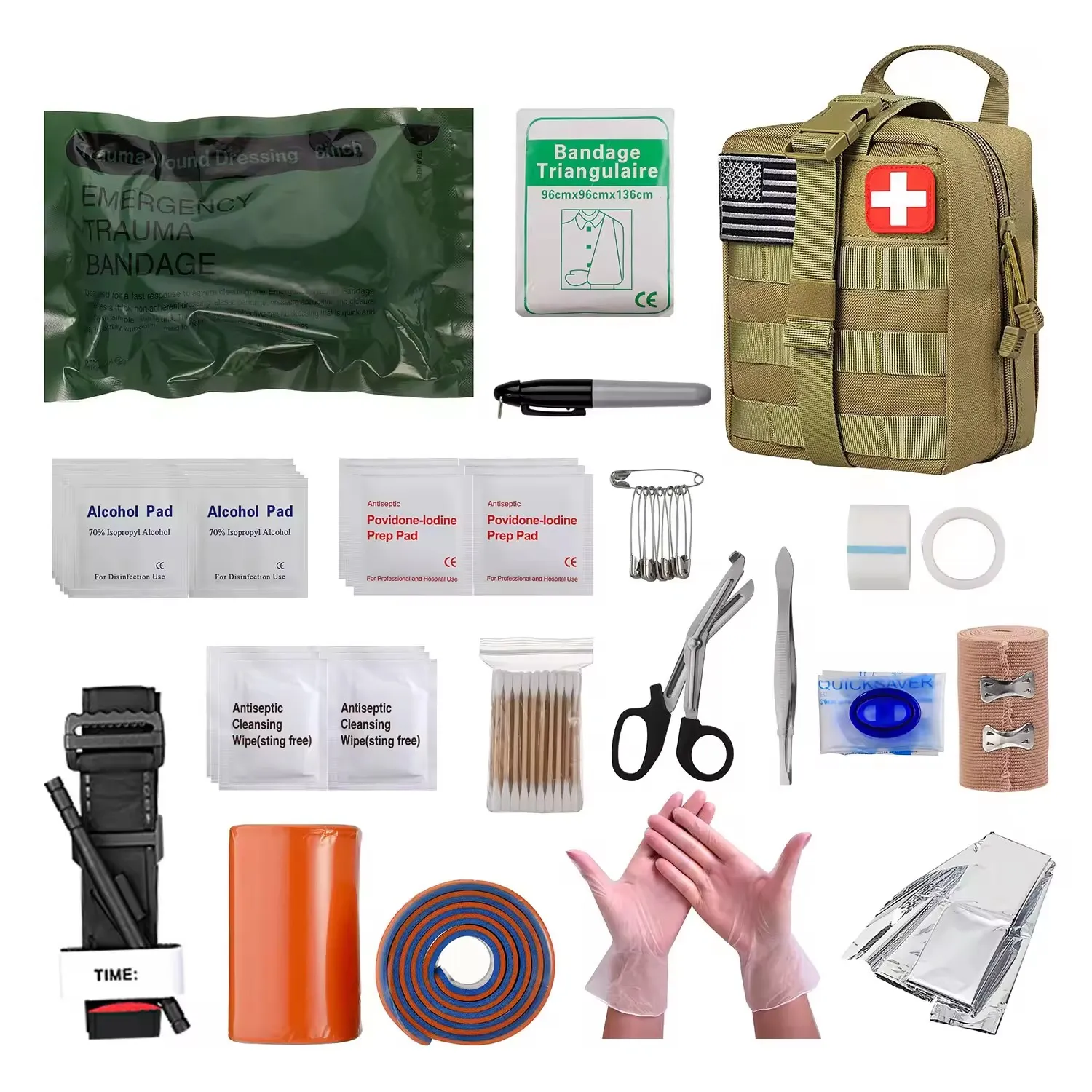 Surviveware Comprehensive Premium First Aid Kit Emergency Medical Kit