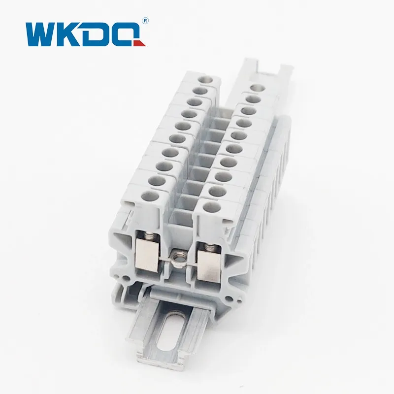 2.5 Mm² Screw Terminal Block For Din Rail 15 Mm Width