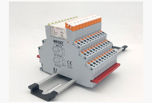 Terminal Block Relays Module for PLC Interfaces DIN Rail Mounted Push in Connection