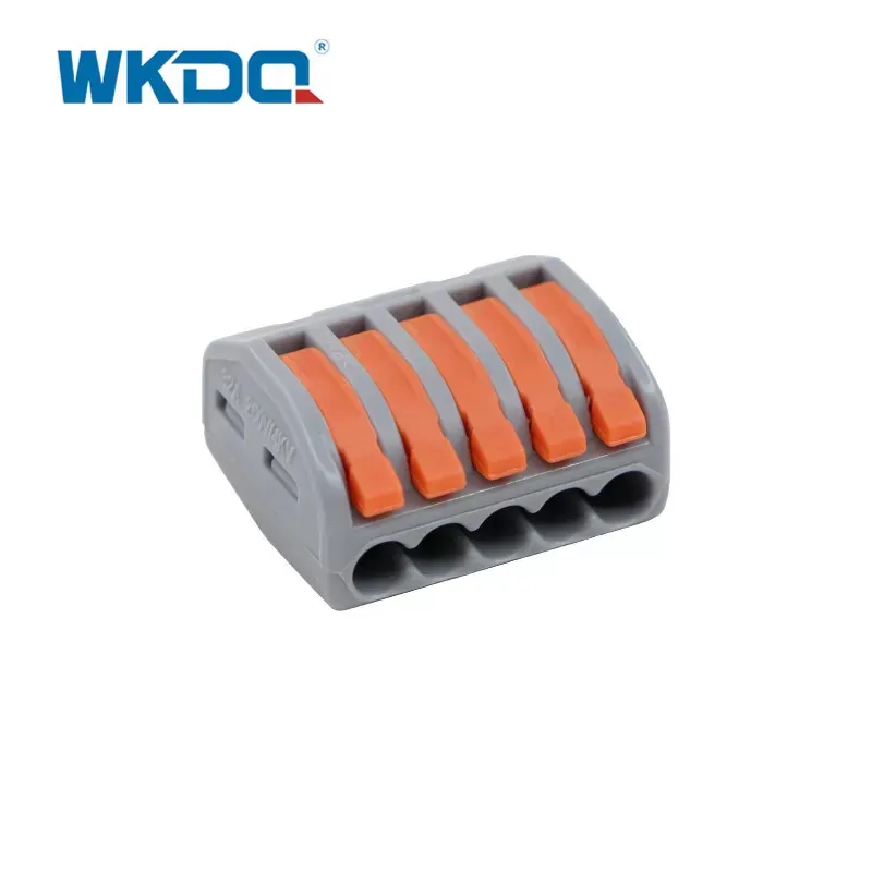 222-415 boîtier gris enfichable connecteurs de fils électriques rapides épissage compact de haute qualité