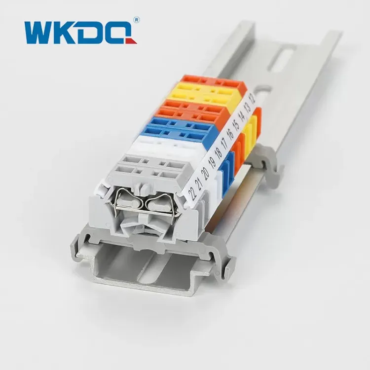 261-361B Strip Veerklem Klemmenblok Connector Minirail Met Montagedrager